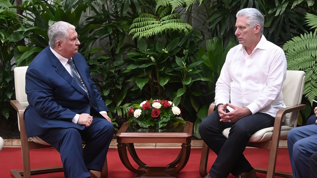 "Admirable amigo de Cuba": Miguel Díaz-Canel se reúne con el director de la petrolera rusa Rosneft