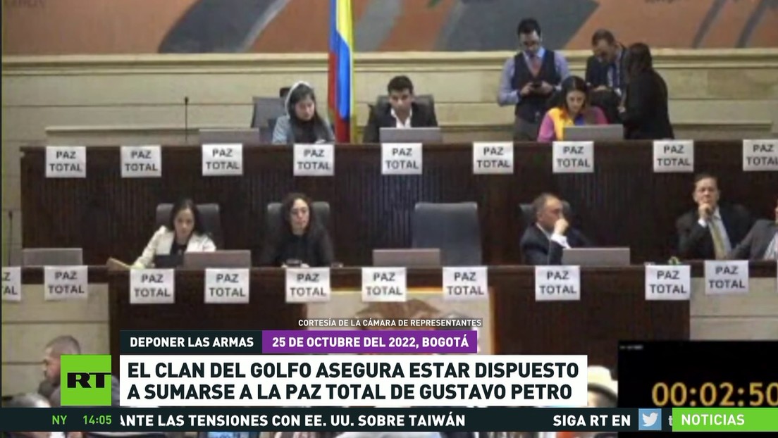 El Clan del Golfo asegura que está dispuesto a sumarse a la 'paz total' de Gustavo Petro