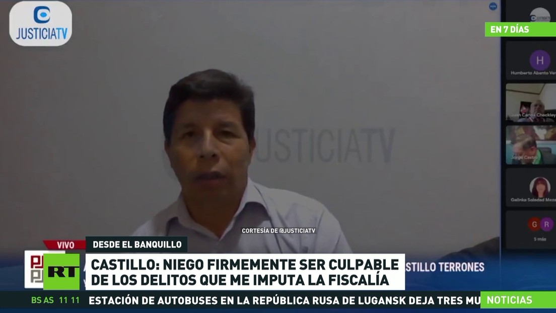 Pedro Castillo Niega Firmemente Ser Culpable De Los Delitos Que Le ...