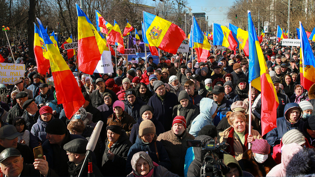 Manifestantes vuelven a salir a las calles de Moldavia por el aumento de los precios