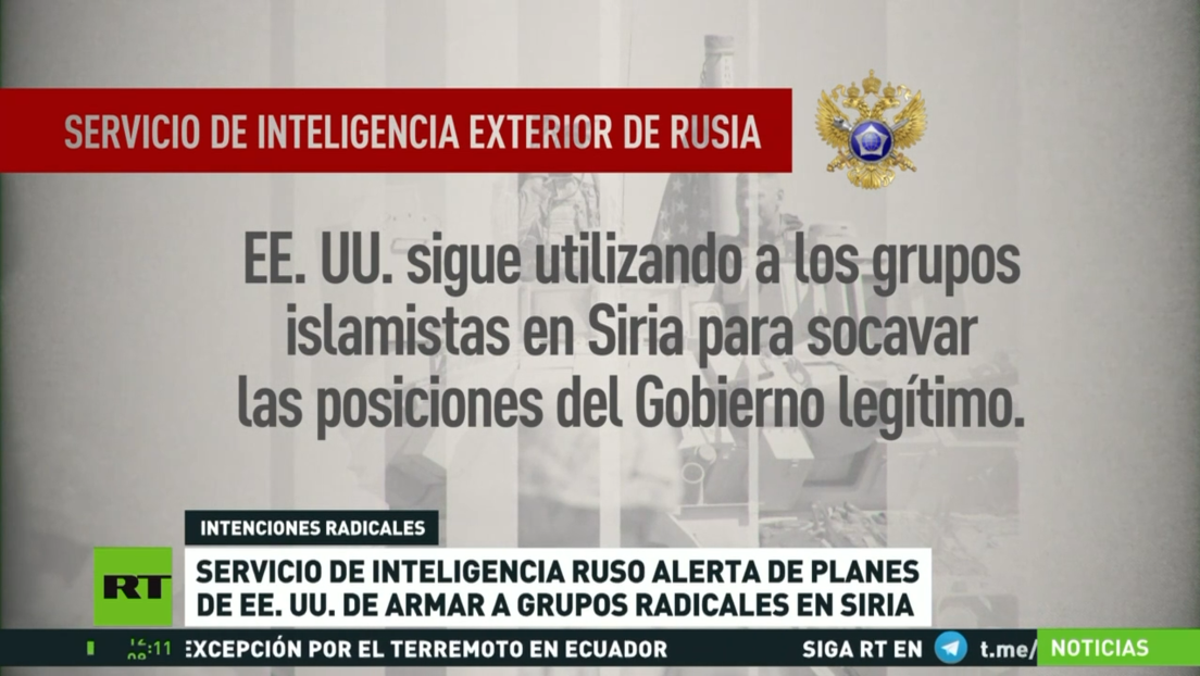 El Servicio de Inteligencia ruso alerta de planes de EE.UU. de armar a grupos radicales en Siria