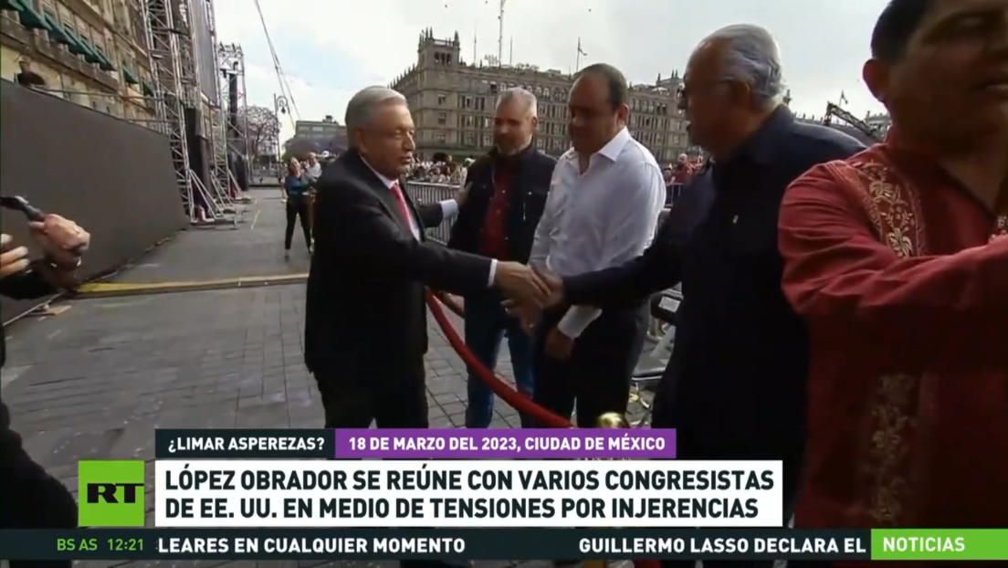 López Obrador se reúne con congresistas de EE.UU. en medio de tensiones por injerencias