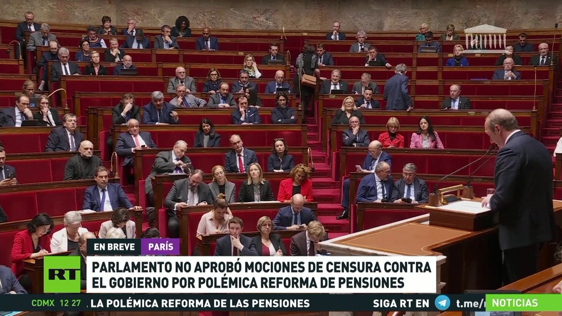 Parlamento De Francia Rechazó Mociones De Censura Contra El Gobierno ...