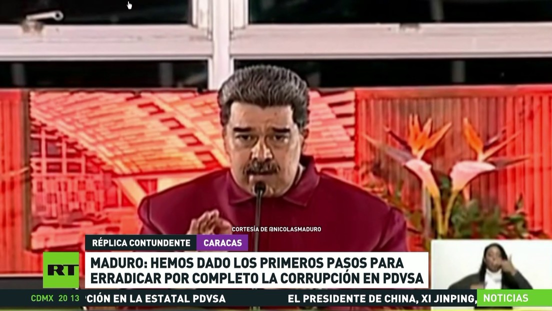 Maduro: "Hemos dado los primeros pasos para erradicar por completo la corrupción en PDVSA"