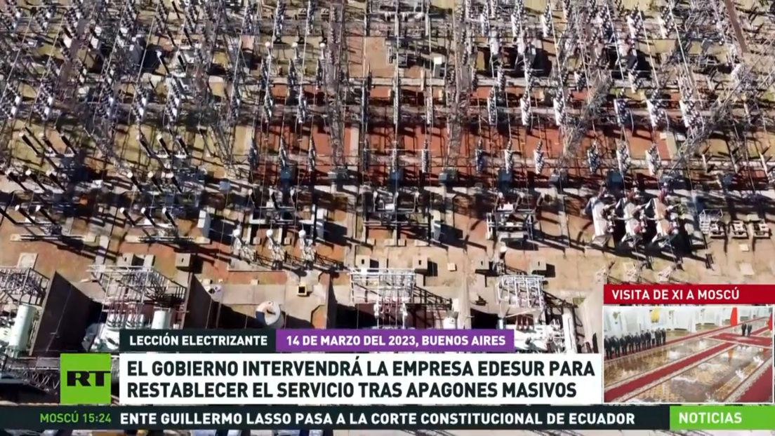 El Gobierno argentino intervendrá la empresa Edesur para restablecer el servicio eléctrico tras apagones masivos