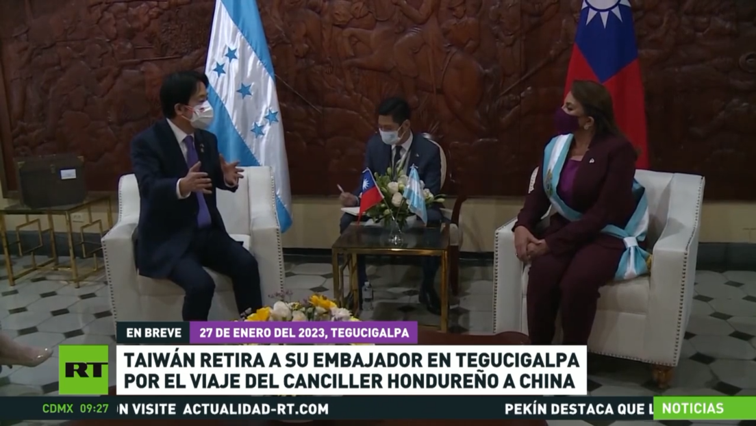 Taiwán retira a su embajador en Tegucigalpa por el viaje del canciller hondureño a China
