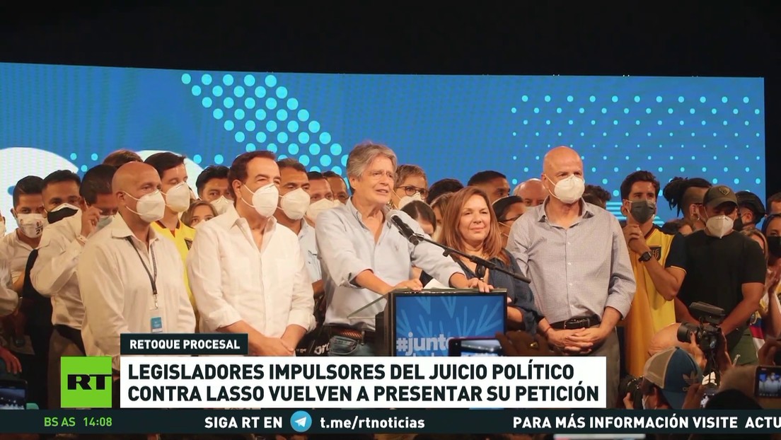 Legisladores que impulsan el juicio político contra Lasso vuelven a presentar su petición