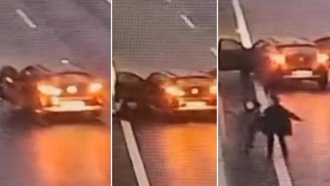 VIDEO: Dos mujeres saltan de un vehículo eléctrico en movimiento pensando que iba a explotar