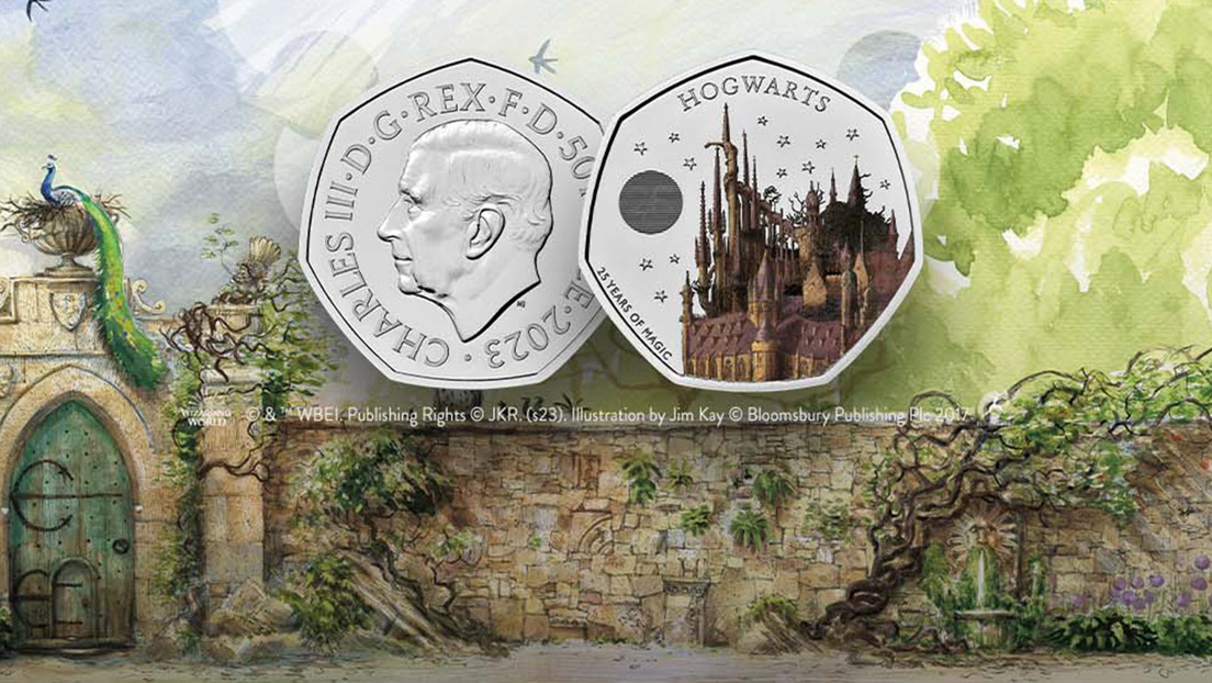 Reino Unido acuña monedas con una imagen de Hogwarts por el 25.º aniversario de Harry Potter