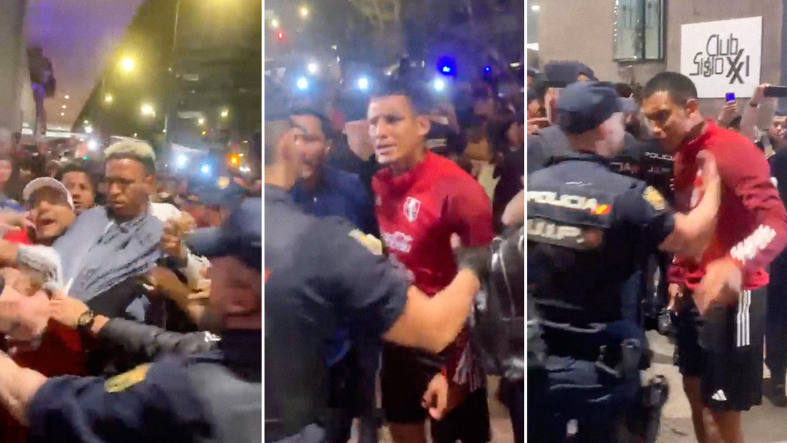 VIDEOS: Pelea entre futbolistas internacionales de Perú y policías en Madrid