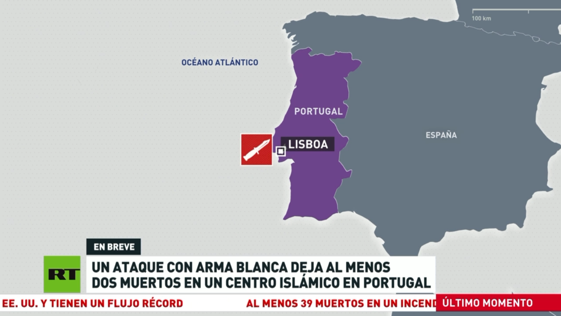 Al menos dos muertos en un ataque con arma blanca en Portugal