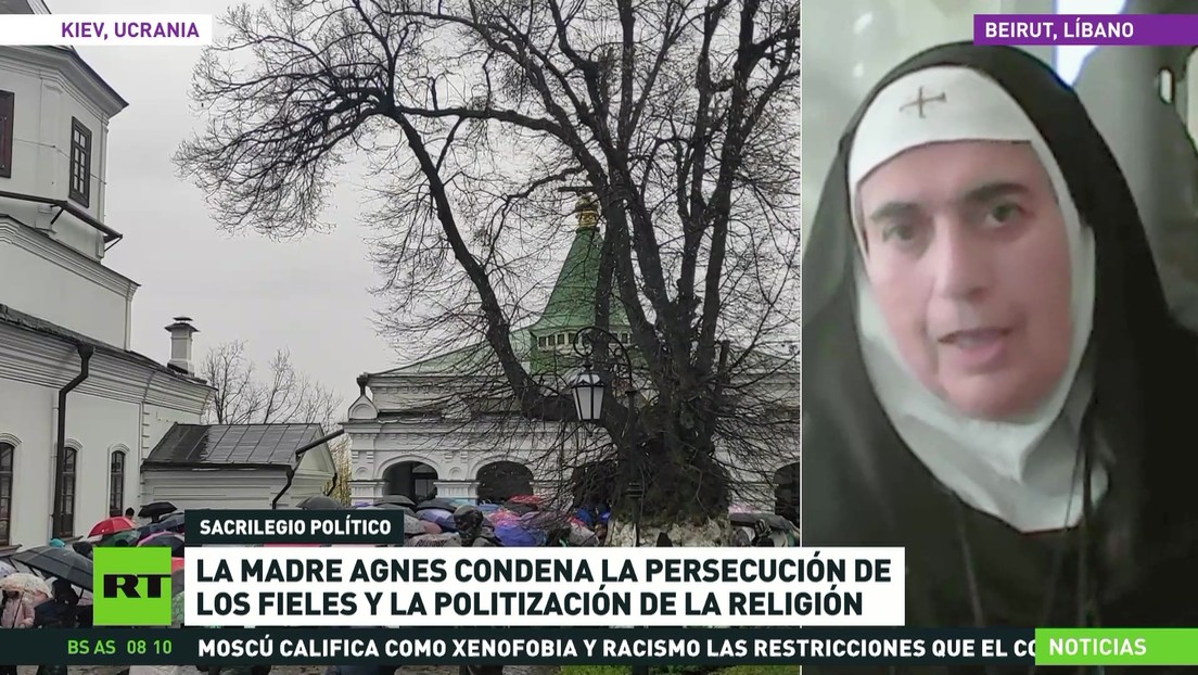 Una abadesa libanesa condena la persecución de fieles y la politización de la religión en Ucrania