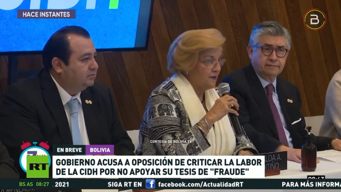 Gobierno de Bolivia: La oposición critica la labor de la CIDH por no apoyar su tesis de "fraude electoral"