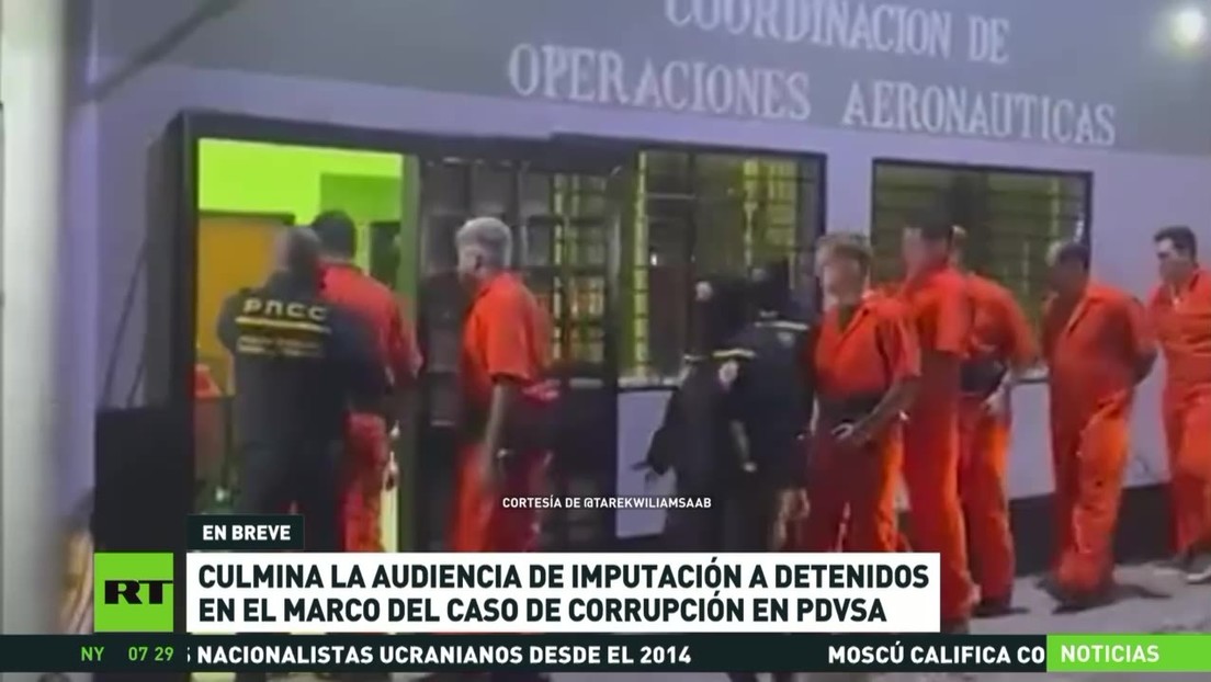 Termina la audiencia de imputación a los detenidos por el caso de corrupción en la petrolera venezolana PDVSA