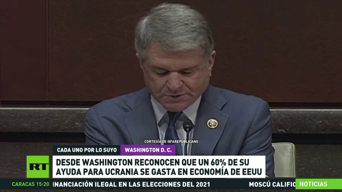 Desde Washington reconocen que un 60 % de su ayuda a Ucrania se gasta en la economía de EE.UU.
