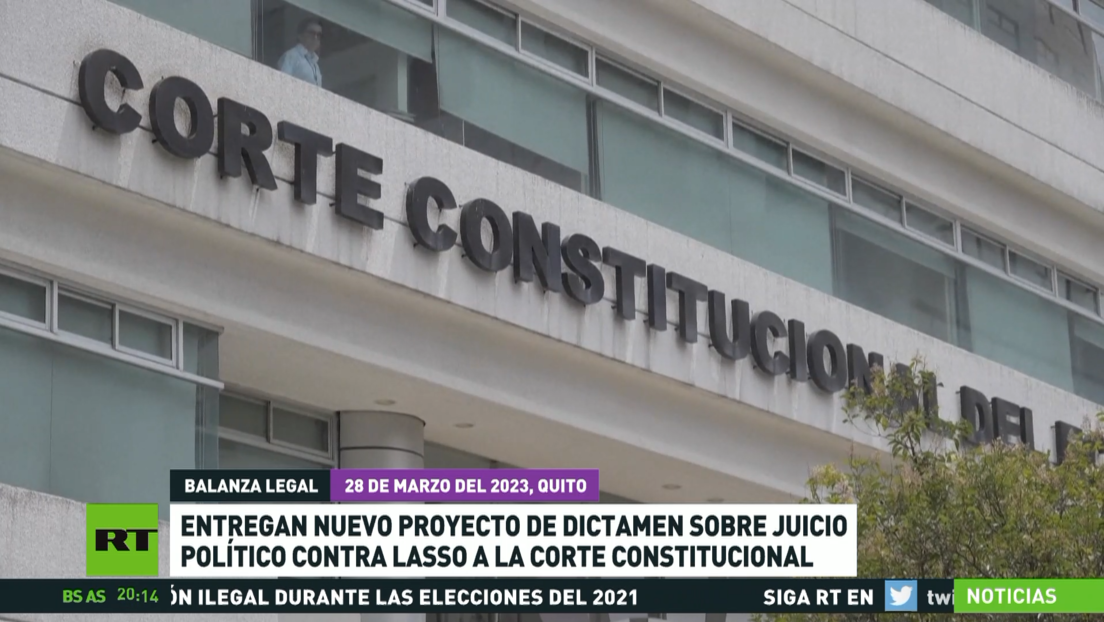 Entregan  a la Corte Constitucional nuevo proyecto de dictamen sobre juicio político contra Lasso