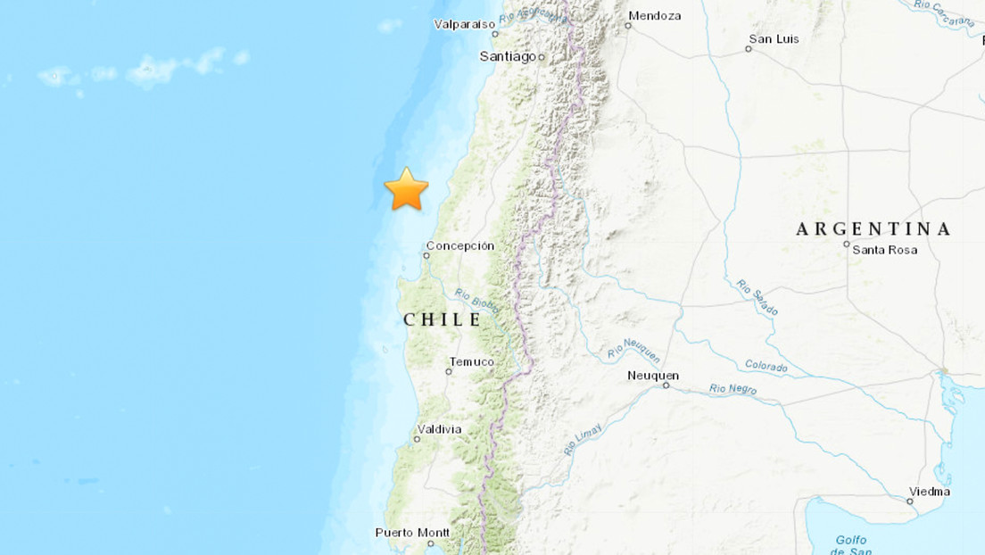 Se registra un sismo de magnitud 6,4 en Chile