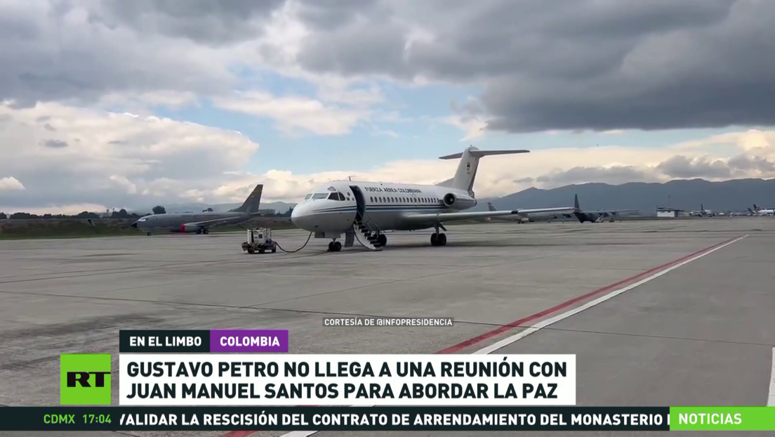Gustavo Petro no llega a tiempo a una reunión con Juan Manuel Santos para abordar la paz