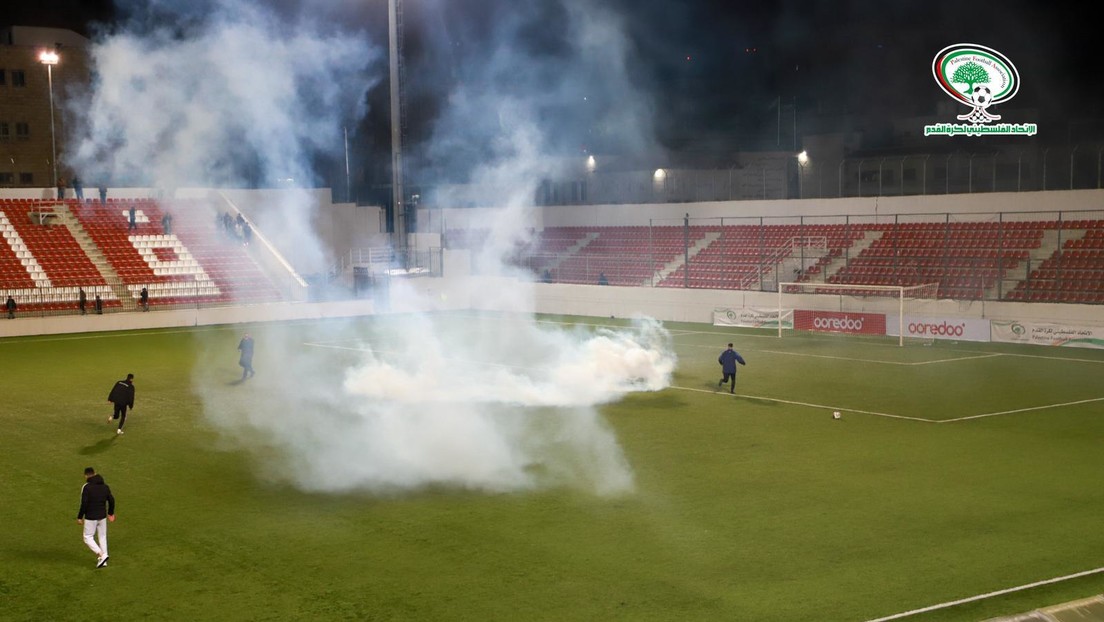 Suspenden la final de la Copa de Palestina tras la irrupción de fuerzas israelíes en el estadio