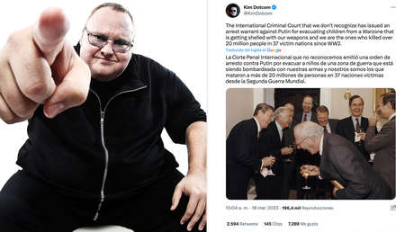 Kim Dotcom: Putin evacuó a niños de una zona de guerra y "nosotros matamos a más de 20 millones de personas"