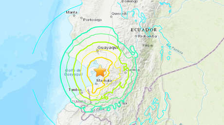 Un sismo de magnitud 6,7 deja varios muertos y daños materiales en Ecuador (VIDEOS)