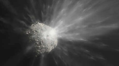 Captan las secuelas de la colisión de la sonda DART contra un asteroide