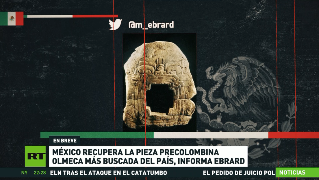 México recupera la pieza precolombina olmeca más buscada en el país
