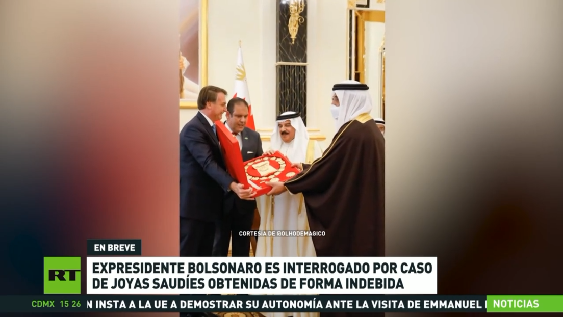 Bolsonaro es interrogado por el caso de joyas saudíes obtenidas de forma indebida