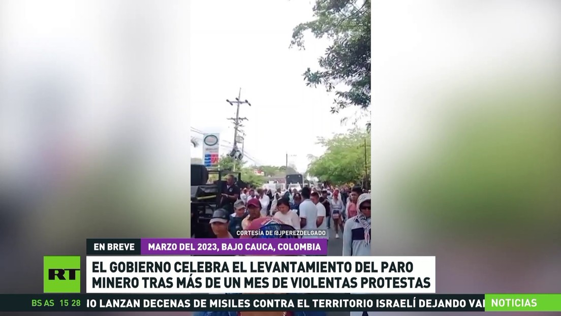 El Gobierno de Colombia celebra el levantamiento del paro minero tras más de un mes de violentas protestas