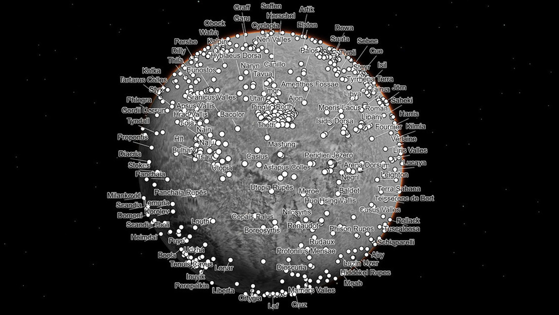 110.000 imágenes y 5,7 billones de píxeles: un impresionante mapa interactivo de Marte en superalta resolución