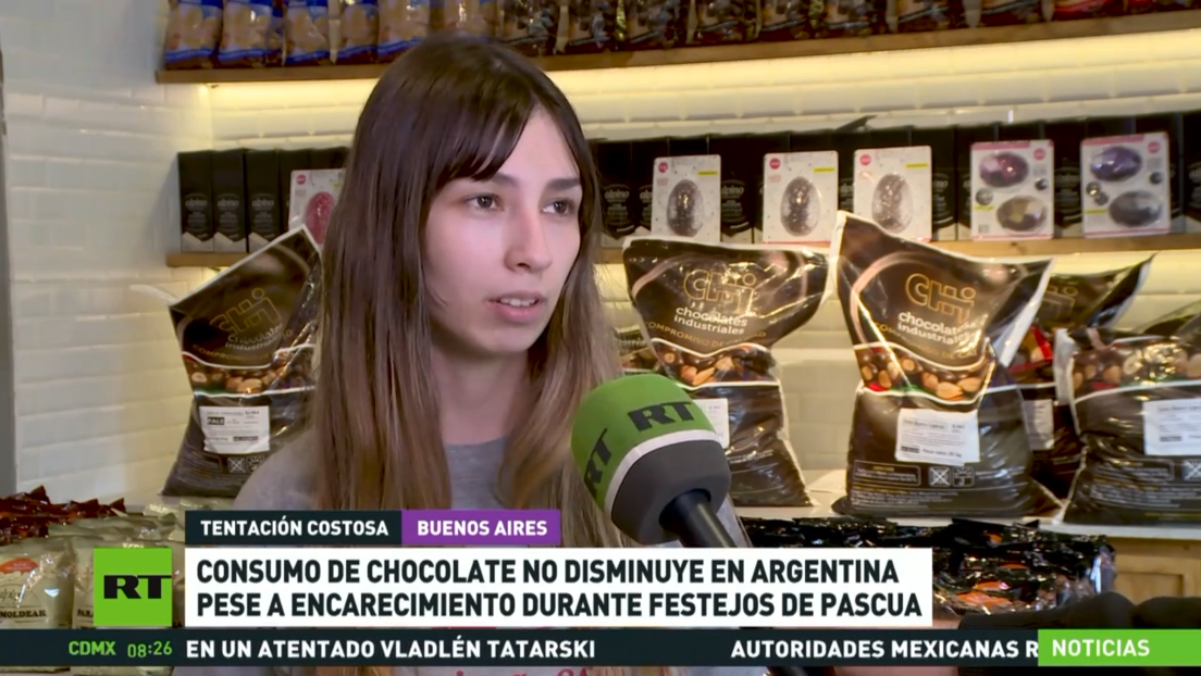 El consumo de chocolate no disminuye en Argentina pese al encarecimiento durante la Pascua