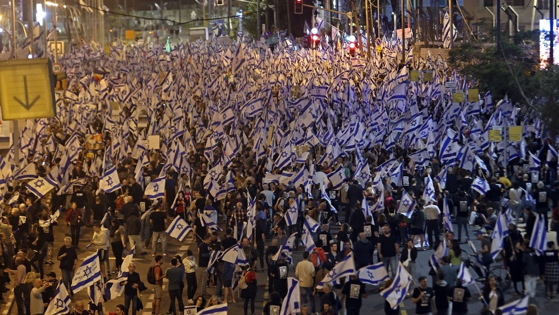 VIDEOS: Miles de manifestantes vuelven a las calles israelíes para protestar contra la reforma judicial