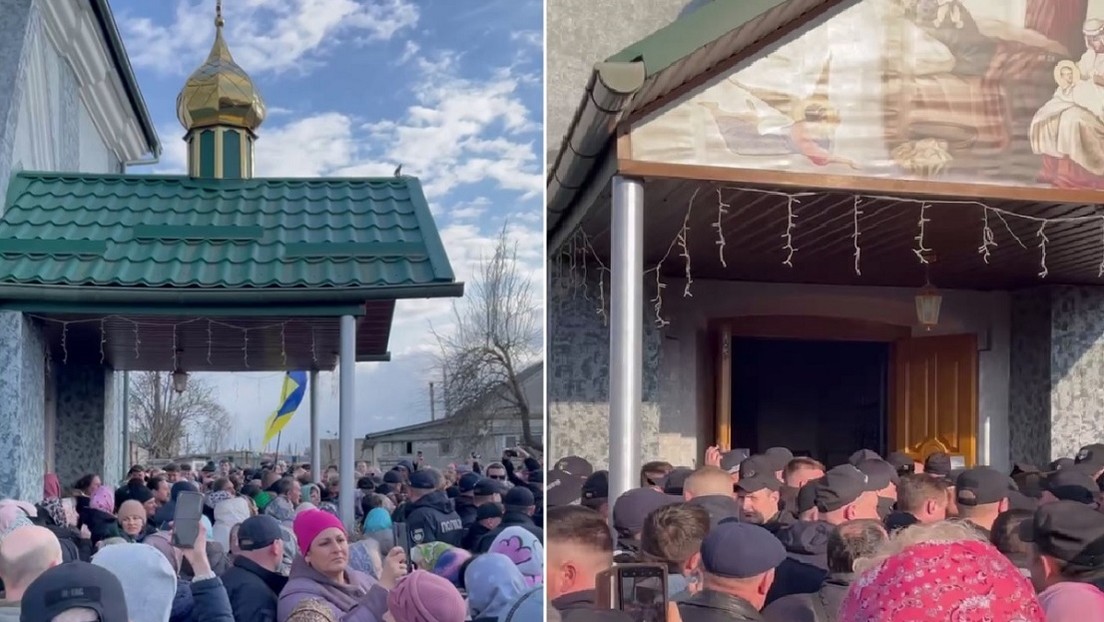 Activistas radicales se apoderan de un templo de la Iglesia ortodoxa canónica ucraniana