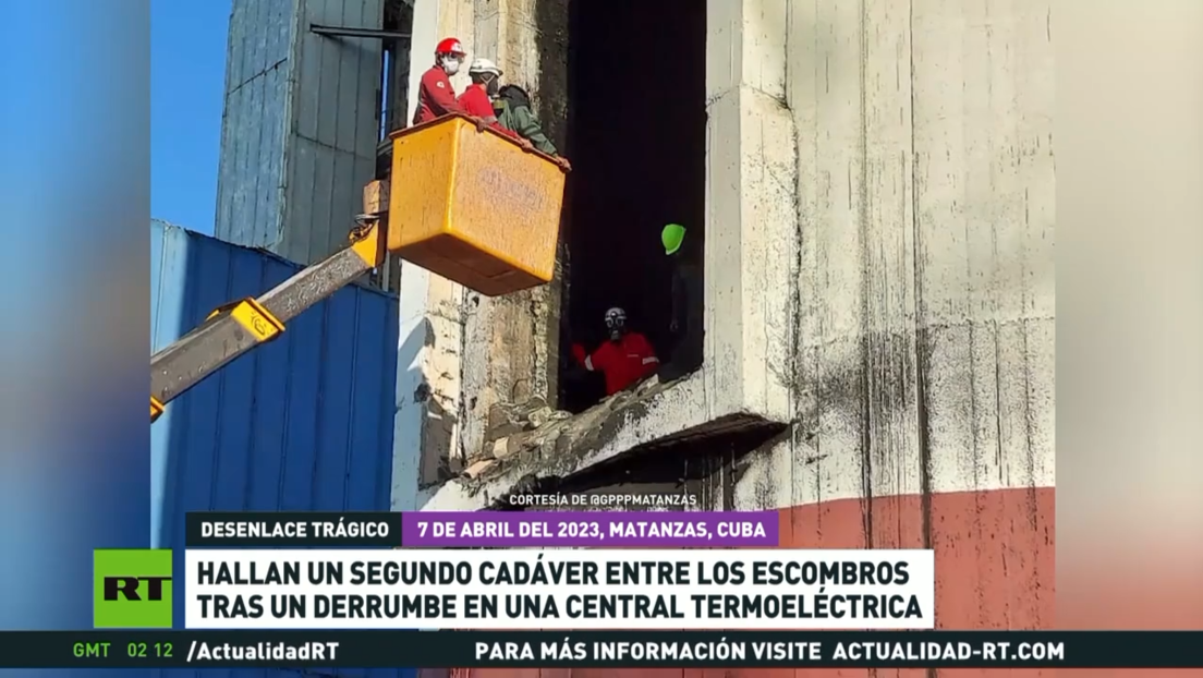 Hallan un segundo cadáver entre los escombros tras el derrumbe en una central termoeléctrica de Cuba