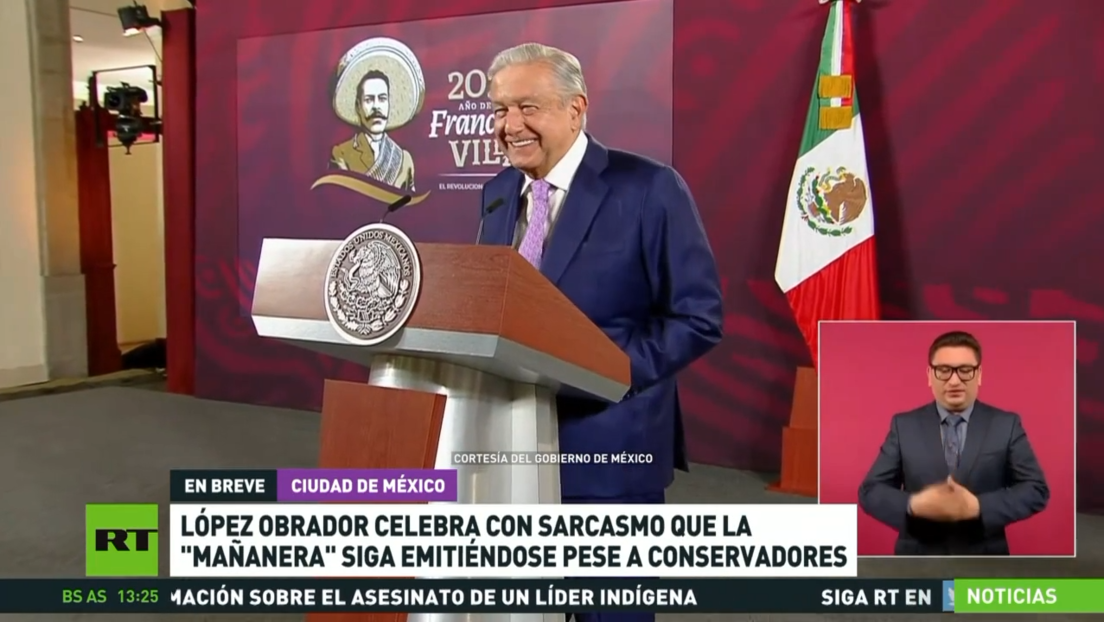 "Ha habido, hay y habrá": López Obrador celebra con sarcasmo que la 'mañanera' siga emitiéndose