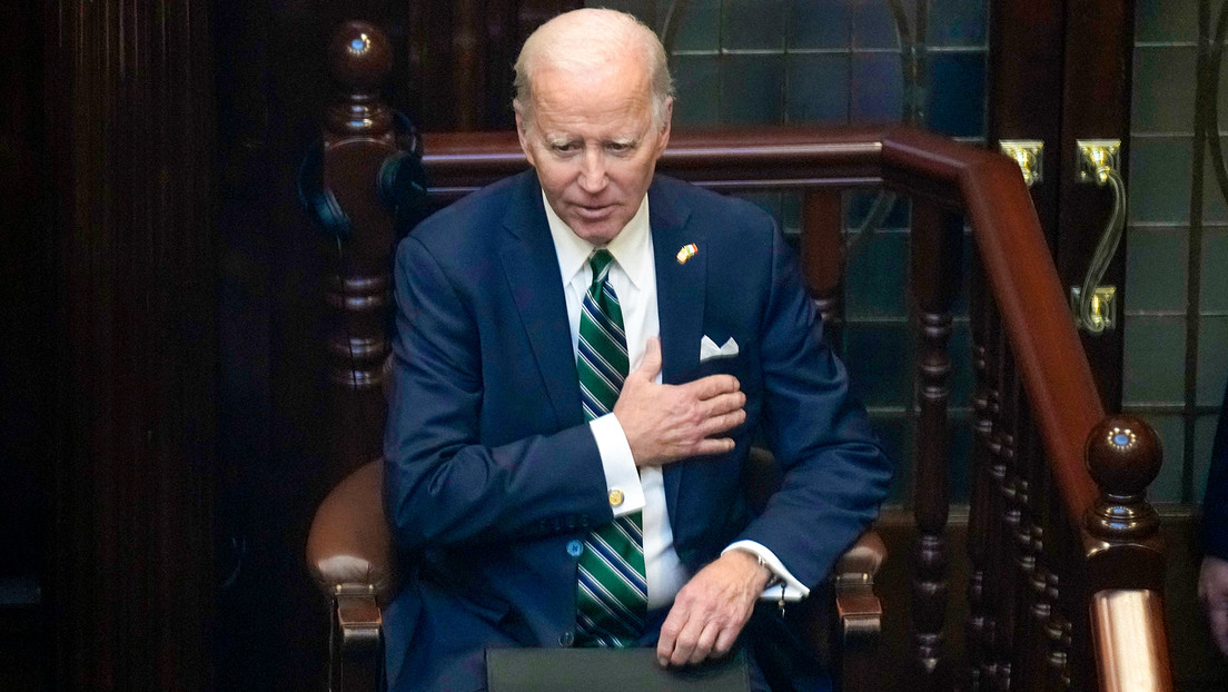 Ante el Parlamento de Irlanda Biden insta a "lamer el mundo" y le llueven las críticas (VIDEO)