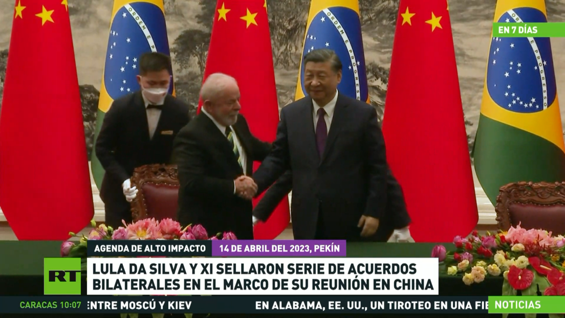 Lula da Silva y Xi Jinping sellaron una serie de acuerdos bilaterales en el marco de su reunión en China