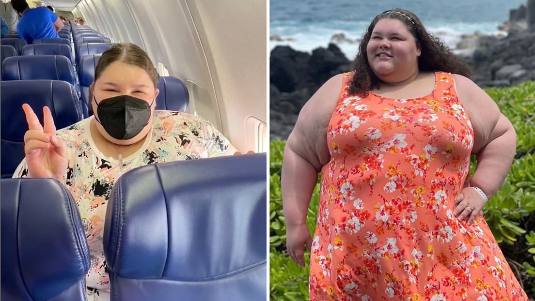 Una 'influencer' de talla grande exige a aerolíneas asientos gratis para pasajeros con obesidad