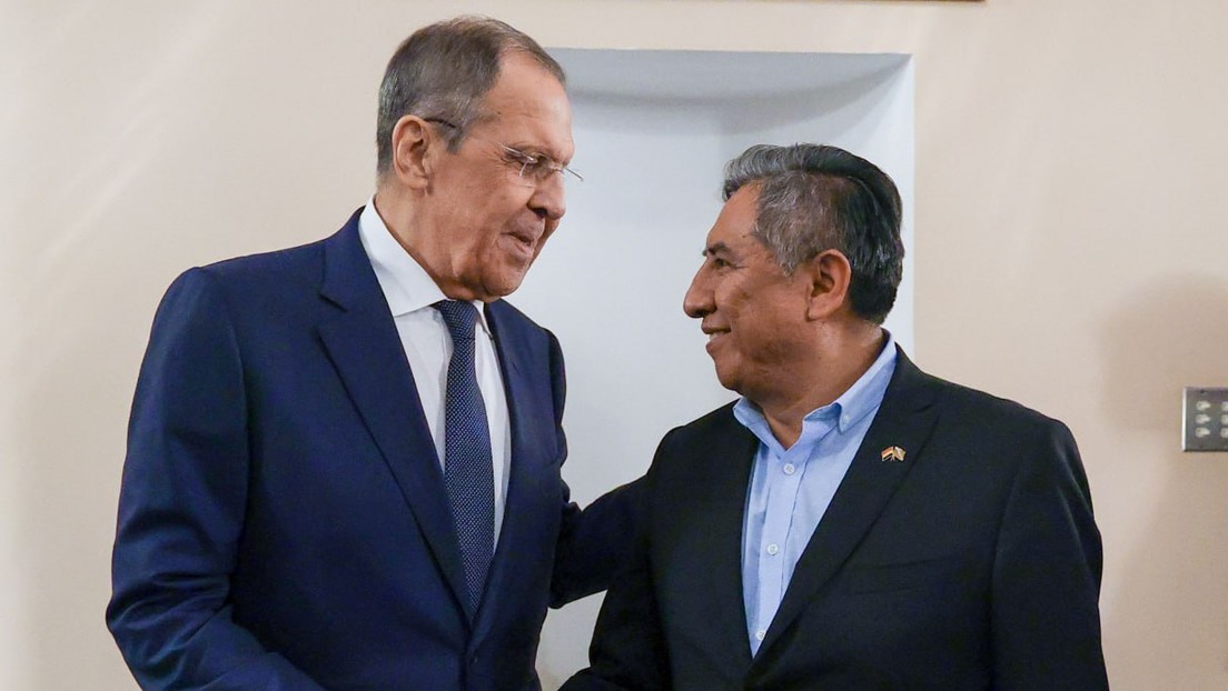 Lavrov se reúne con el canciller boliviano durante su visita a Venezuela