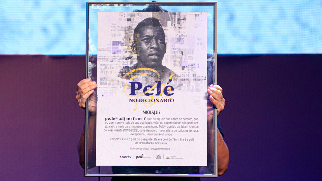 Incluyen el nombre de Pelé en el diccionario de la lengua portuguesa como sinónimo de "excelencia"
