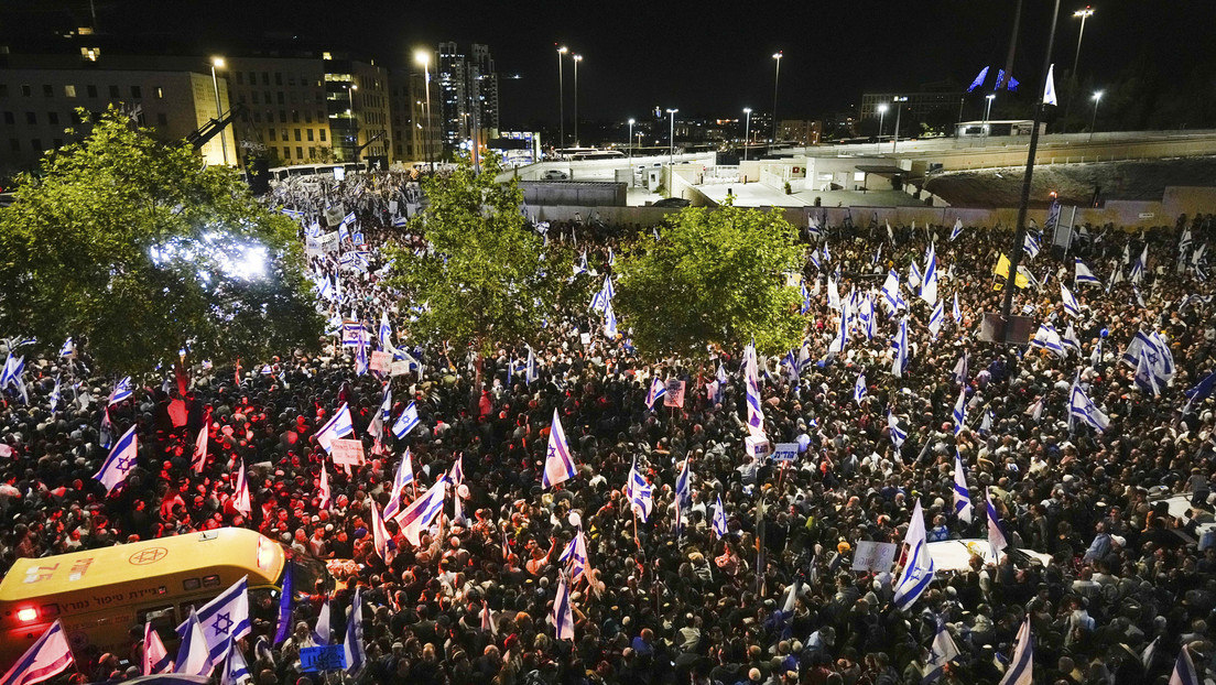 Cientos de miles de personas respaldan la reforma judicial de Netanyahu en Jerusalén