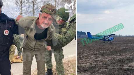 Un avión ligero ucraniano se estrella en una provincia fronteriza rusa y el piloto es detenido