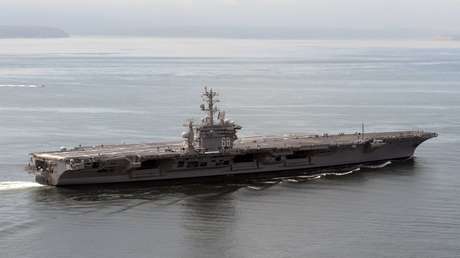 Un portaviones nuclear de EE.UU. patrulla cerca de Taiwán, en el mismo lugar donde navega otro de la Armada china