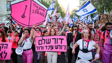 VIDEO: Tel Aviv sale a la calle contra la reforma judicial