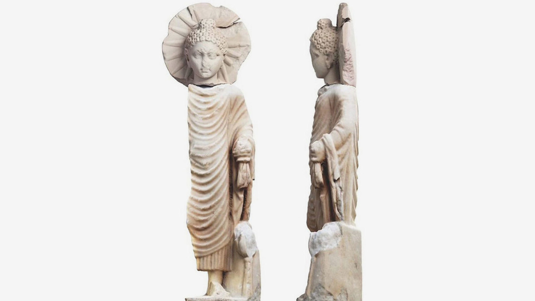 Descubren una estatua de Buda de la época del Imperio romano en un antiguo puerto egipcio