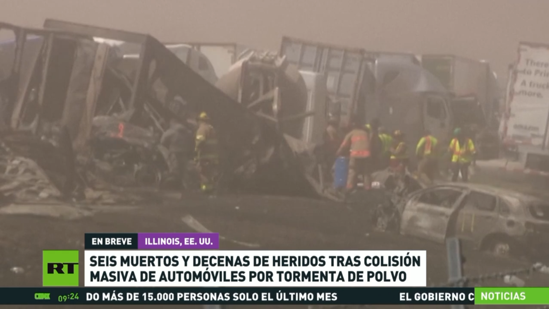 Al menos seis muertos y decenas de heridos tras colisión masiva de ...