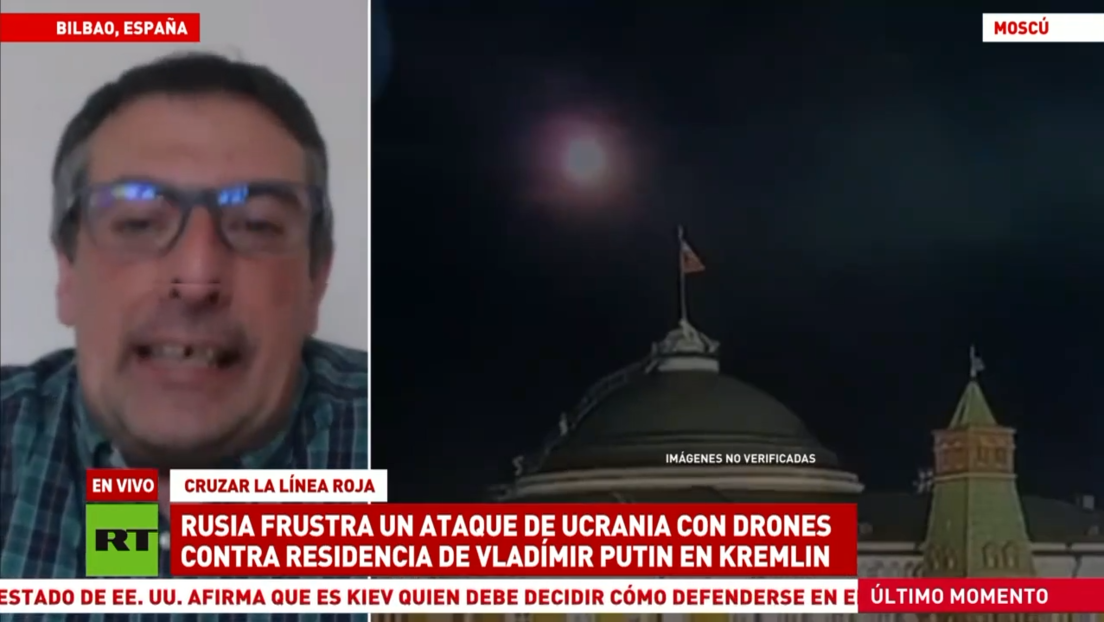 Ucrania persiguió un objetivo propagandista con el ataque contra el Kremlin, afirma un analista