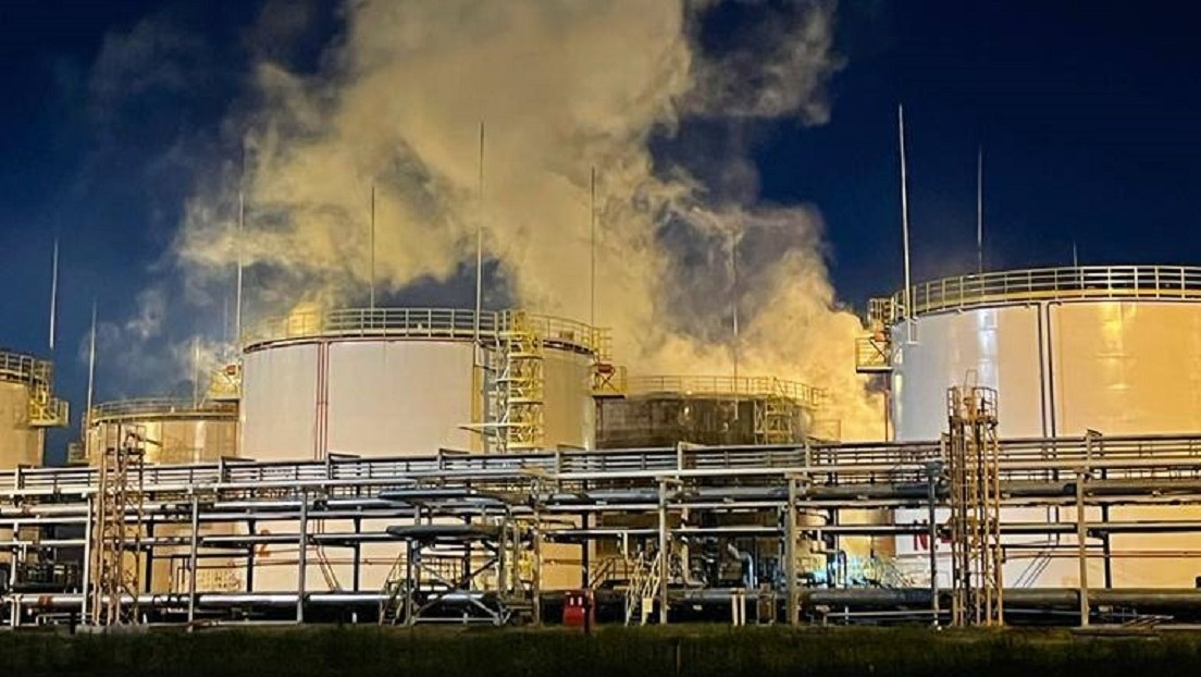 Se produce un incendio en depósitos de una refinería en la región rusa de Krasnodar (VIDEO)