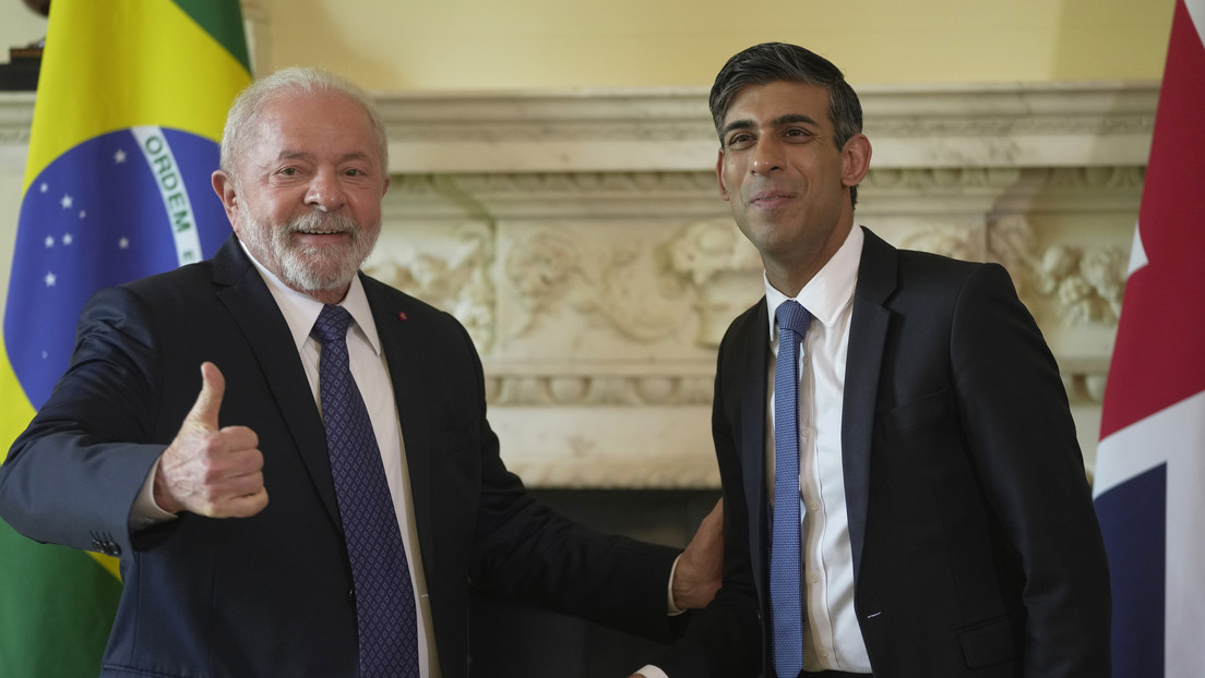 Lula pide "normalizar las relaciones entre Brasil y el Reino Unido" en encuentro con Rishi Sunak