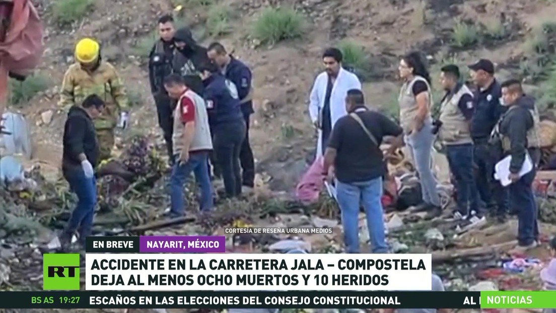 Un accidente en México deja al menos 8 muertos y 10 heridos